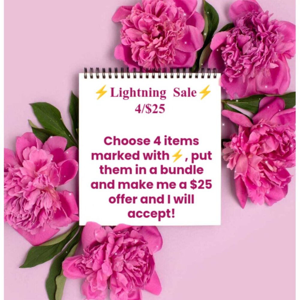 ⚡4 ITEMS FOR $25⚡